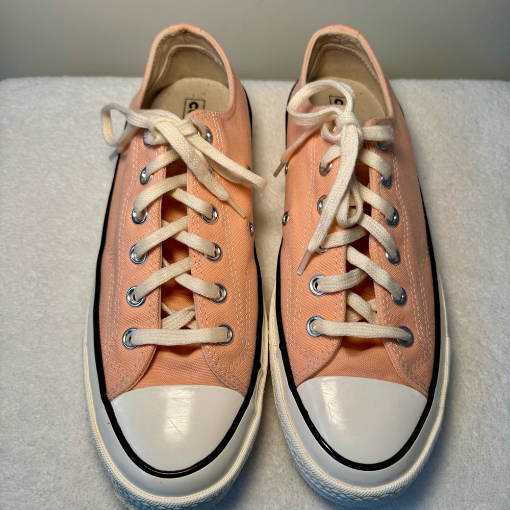 Women's 10 Men's 8 Converse‎ Chuck 70 Vintage Canvas Low Top Cheeky Coral